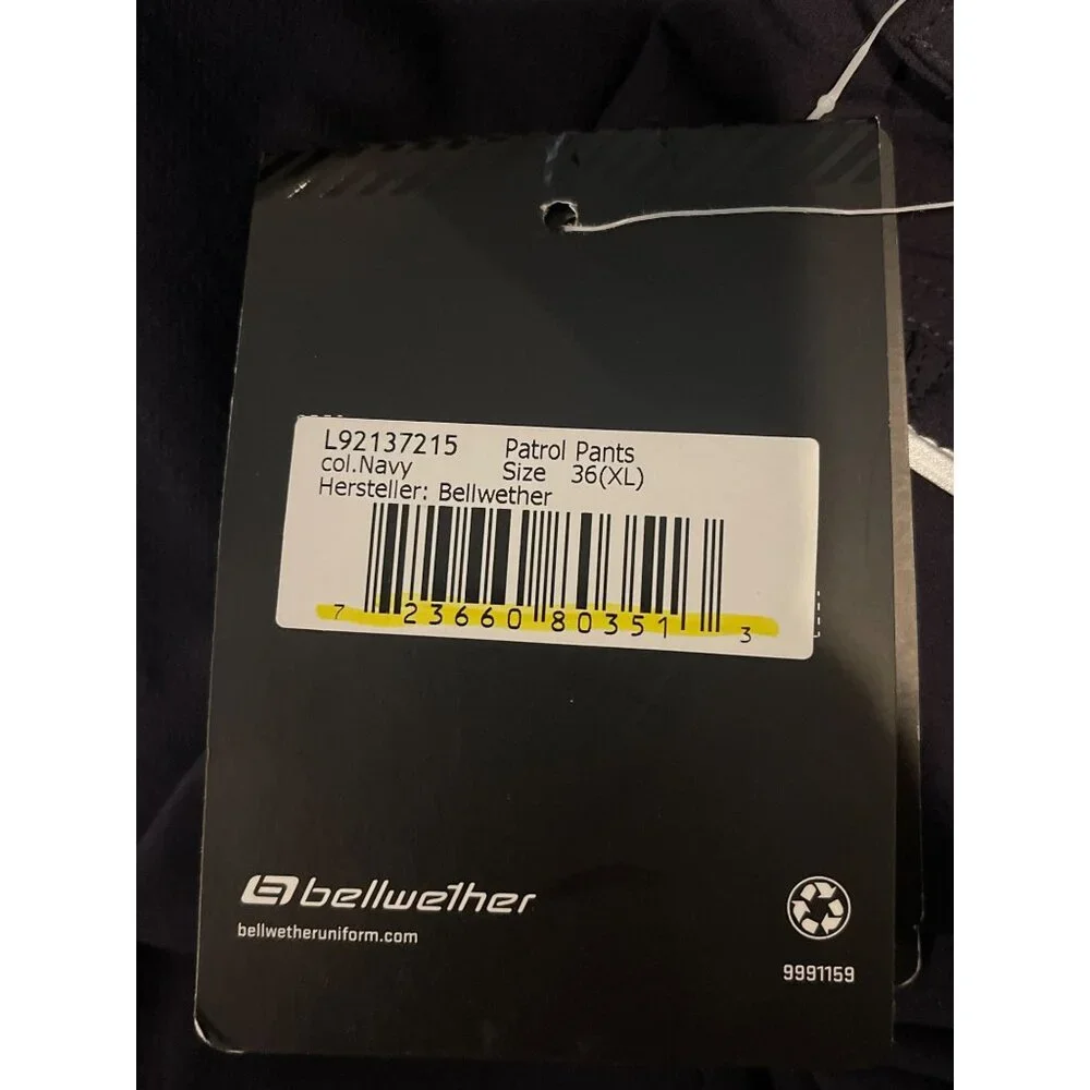 NWT Bellwether Convertible Zip Off Bike Patrol Pants Mens 36(XL) Navy
